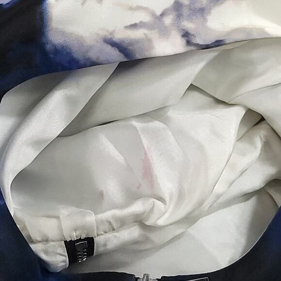 Kate Spade Joss Cloud Print Dress Blue Dusk Sheath Mini Dress - Picture 16 of 16